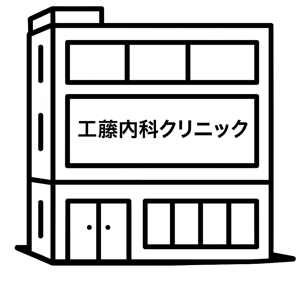 工藤内科クリニックの表示を折り返さないまま、枠を縦に広くする